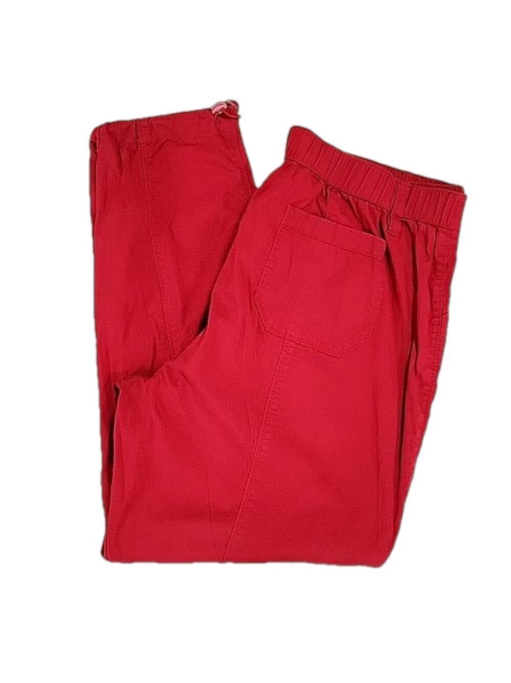 Rafaella Rust Red Pull-On Jogger Pants Size 12